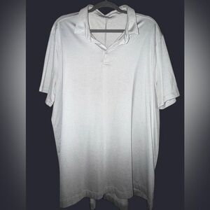 Lululemon Athletica Light Gray Polo Shirt